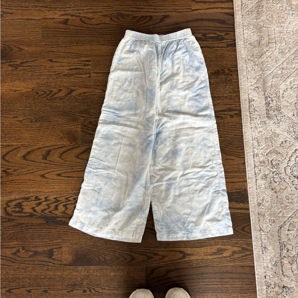 American Eagle Outfitters Kids Light Blue Tie-Dye Pants